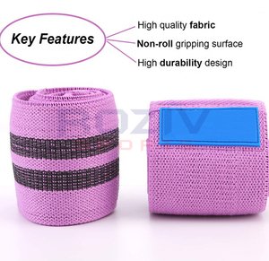 Bandas de Resistencia para Glúteos, de Nailon Ecológico, Resistencia Media, para Ejercicios de Fortalecimiento y Tonificación - Product Image 4