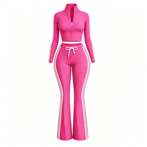 2026 European and American Retro Hooded Casual Waist-Cinching Slimming Letter Print Set for Fashion-Forward Women - Product Image 5