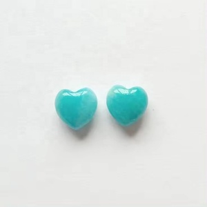 Compre en línea la mejor calidad Amazonita natural 4mm Corazón Cabujones Piedra preciosa suelta Fabricante Precio de fábrica Proveedor Alibaba 2024 - Product Image 2