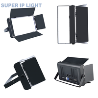 Panneau lumineux LED vidéo 200W CRI95 IP20 en aluminium et tôle pour photographie de studio et diffusion en direct