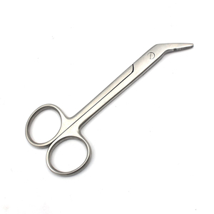Ciseaux courbés universels de 12 cm en acier inoxydable, instrument dentaire manuel pour couper les fils et ligatures orthodontiques - Product Image 6
