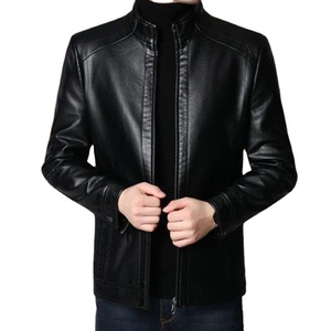 2025 hommes de haute qualité en cuir véritable hiver Bomber veste haute rue Style écologique coupe-vent 480g - Product Image 2