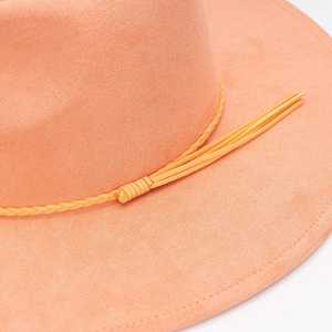 Fashion Polyester Fedora Hat for <b>Women</b> Men Classic Character Casual <b>Flat</b> Wide Brim Jazz <b>Cap</b> - Product Image 3