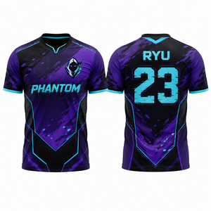 เสื้อแข่งขันอีสปอร์ตสำหรับเด็ก ยูนิเซ็กซ์ สินค้าสำหรับแฟนคลับ รับผลิตแบรนด์ส่วนตัว ขั้นต่ำในการสั่งซื้อ การผลิต การจัดหา การนำเข้า - Product Image 4