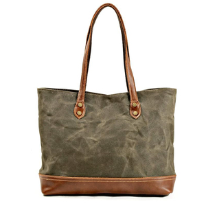 Vintage Cotton Shoulder <b>Laptop</b> Bag Work <b>Totes</b> Women Purse Satchel Travel Small Size Long Handle Zipper Closure Shopping Carry - Product Image 3