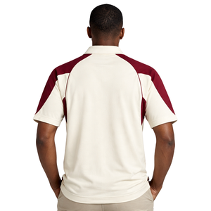 Camiseta Polo DriFit con Letras Griegas de Kappa Alpha Psi, Color Crema y Carmesí, Ropa de Fraternidad Griega con Ajuste Atlético y Comodidad Durante Todo el Día - Product Image 2