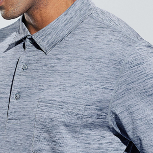 Camiseta Casual de Manga Corta para Hombre, de Alta Calidad, Secado Rápido, Tejido Jersey Transpirable, Cuello Camisero, Diseño Personalizado, Tallas Grandes - Product Image 6
