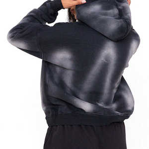 Sudadera con Capucha de Cachemira al por Mayor, Suéter de Invierno Tejido para Mujer, Sudadera con Capucha de Lana Merino con Cordón Ajustable - Product Image 4