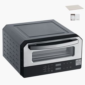 Forno Elettrico da Banco per Pizza da 12 Pollici, 5 Programmi Preimpostati, Schermo Touch, Potenza di Riscaldamento 750 Fahrenheit per Preparazione Pizza - Product Image 1