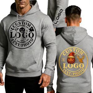 Customizable Logo Hoodies Sweatshirts Men Women Stylish Cool Comfortable Long Sleeves Pullover Design Suitable Everyday 100% - Product Image 1