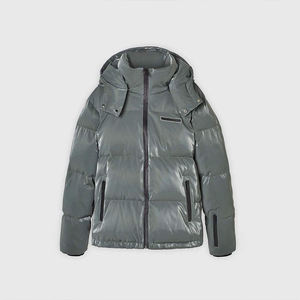 Chaqueta de invierno de buena calidad, cortavientos, acolchada, unisex. Chaqueta acolchada transpirable de gran tamaño con bordado, muy vendida. - Product Image 6