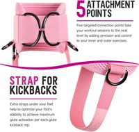 Sangles de cheville ajustables en néoprène pour fitness, protection professionnelle avec double anneau de fermeture, sécurité pour la musculation et la gym
