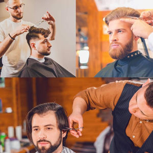 Tijeras de Barbero Profesionales de Alta Calidad, Acero Inoxidable 6CR13 de Pakistán, Mango de Cerámica, Tijeras para Cortar Cabello de Grado A+ - Product Image 5