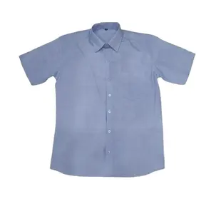 定制产品批发优质软棉男士短袖衬衫企业制服