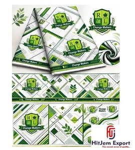 Wholesale Nigeria Customized African Wax Print Cotton Fabric Fashion Event Bags OEM ODM Textile Manufacturer Supply - Product Image 1