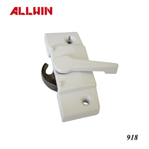 Black Casement <b>Window</b> <b>Lock</b> Cylinders with Cam <b>Handle</b> and Keeper for Secure <b>Window</b> Fastening - Product Image 2