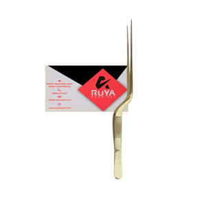 Instrumentos Quirúrgicos de Acero Inoxidable Alemán Estándar, Pinzas de Bayoneta Jansen Adson Lisas Sin Dientes, 20 cm, Dentadas, Manuales - Product Image 4