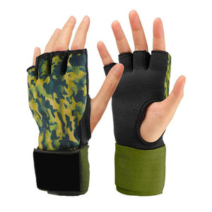 Gants de boxe élastiques avec rembourrage en mousse de gel pour entraînement de karaté, logo personnalisé, protection - Product Image 4