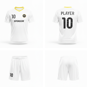 Ropa Deportiva de Invierno de Alta Demanda, Secado Rápido, Transpirable, Uniforme de Fútbol, Color Blanco, Impresión por Sublimación Personalizada - Product Image 1