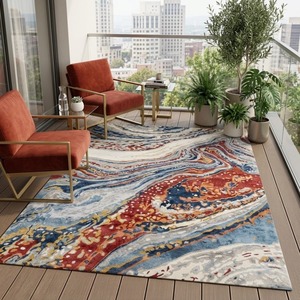 Tapis artisanal en laine avec motifs irréguliers et surface tactile pour maisons design et projets d'intérieur créatifs - Product Image 2
