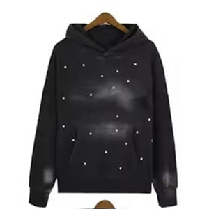 Ensemble de survêtement pour homme avec strass et cristaux, veste à capuche et pantalon de jogging, vêtements de sport élégants, streetwear décontracté, mode - Product Image 4