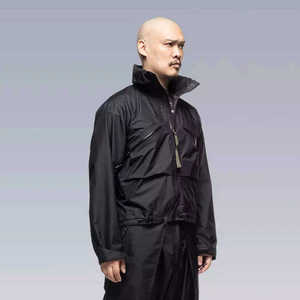 Techwear Jacket Men's Waterproof Tactical Windbreaker Urban Cyberpunk Functional Streetwear Multi-pocket Ninja Darkwear Windcoat - Product Image 1