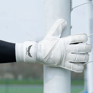 Gants de gardien de but en cuir de haute qualité en gros, nouvelle arrivée, meilleur design, imperméables, avec sangle de poignet réglable, en vente - Product Image 5