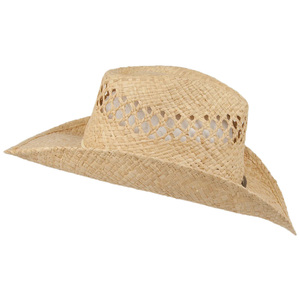Chapeau de cowboy en polyester unisexe noir à large bord réglable pour l'extérieur décontracté adulte toutes saisons - Product Image 2