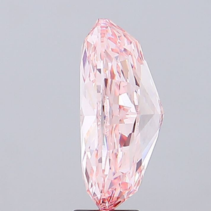 Diamant ovale de luxe rose vif fantaisie, cultivé en laboratoire, certifié IGI, clarté VS1, taille excellente, diamant CVD non monté pour la création de bijoux fins. - Product Image 6