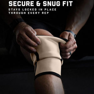 Genouillères respirantes de haute qualité pour la musculation et le powerlifting (vendues par paire) – Hommes, femmes, design uni - Product Image 2