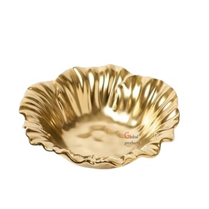 Qualité supérieure Doré Fini Designer Bords Bol De Service Alimentaire Pour Restaurant - Product Image 1
