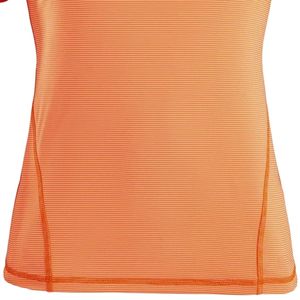 <b>Orange</b> Women's Quarter Zip Short Sleeve Golf Pullover Shirt Lightweight Performance Sports Top Activewear Outdoor Golf Clothing - Product Image 3