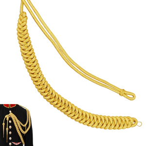 Golden <b>Braided</b> Aiguillette for Uniform Garment - Product Image 2