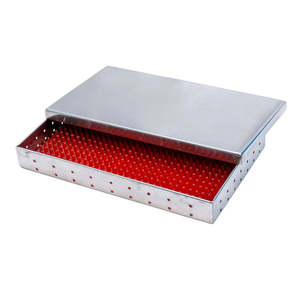 Bandeja de Esterilización Dental de Acero Inoxidable Alemán, Reutilizable, Manual, Clase I, CE ISO, Fabricante OEM Java Surgical - Product Image 1