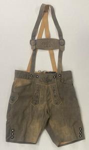 Lederhosen traditionnels bavarois pour hommes en daim végétalien fait main de haute qualité, durables, en faux daim polyester avec broderie - Product Image 2