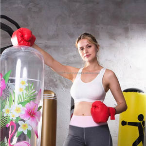 ถุงมือชกมวยสีแดงพิมพ์โลโก้ตามสั่งราคาส่งถูก - Product Image 2