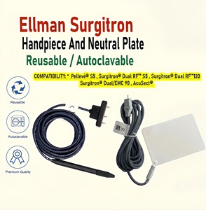 Pieza de mano dual EMC Ellman Surgitron con placa neutral IEC, alambre de tungsteno de alta calidad, reutilizable/autoclavable para cirugía profesional - Product Image 2