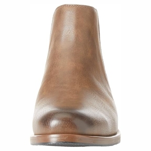 Chaussures habillées pour hommes en cuir véritable marron à motif écossais, bout pointu, fermeture à lacets, style britannique, finition patinée haut de gamme - Product Image 2