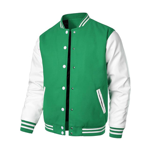 Heavy Weight Varsity Jacket 320GSM Cotton Polyester Blend <b>Thick</b> <b>Winter</b> <b>Coat</b> Custom Logos - Product Image 3