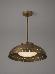 Industrial Brass Ceiling Pendant Light Round Durable Design Indoor Kitchen Fixture - Product Image 3