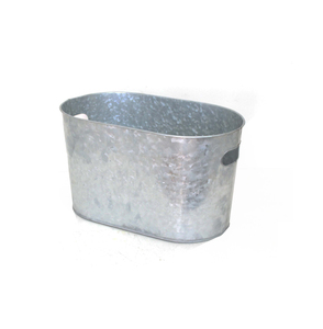 Rustic Metal Beverage Ice Bucket for <b>Barbecue</b> Parties Weddings and Home Gatherings - Product Image 5