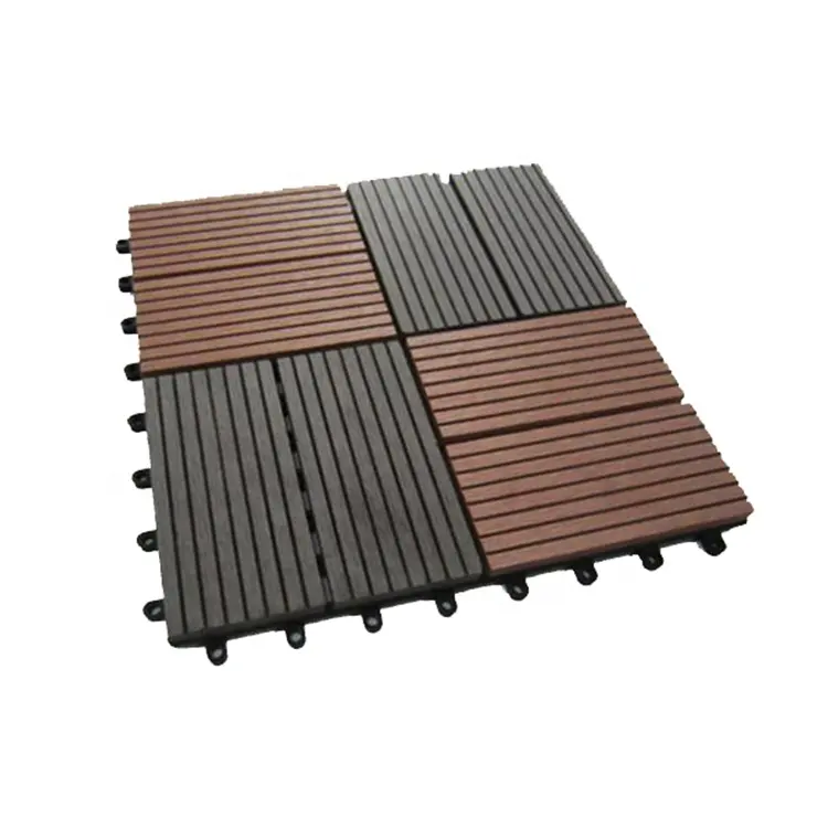 Carreaux de patio en plastique et bois d'ingénierie de plancher Composite de chine