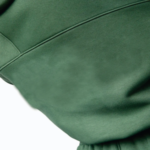 Sudadera con capucha negra tipo waffle con cremallera completa para mujer, 69% viscosa, 26% poliéster, 5% elastano, para invierno, estilo lounge, con efecto abullonado - Product Image 6