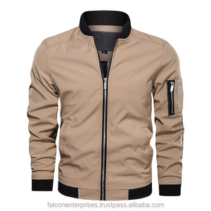 Chaquetas y Abrigos para Hombre, Chaqueta Bomber de Primavera y Otoño, Chaqueta con Cierre para Hombre, Casual, Talla Grande 5XL, Cuello Alto - Product Image 2