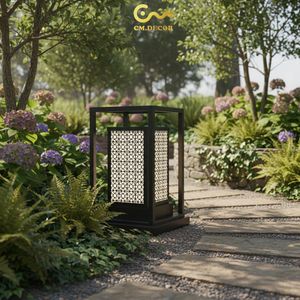 Elegante Lámpara de Pared Cuadrada para Exteriores, Decorativa, Minimalista, para Patio, AC 200V E27 IP65, Acero Inoxidable, Negra - Product Image 6