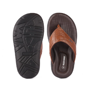 Leather <b>Slides</b> <b>for</b> Men Stylish Slip On Footwear Comfortable Open Back Sandals <b>for</b> Home Travel Leisure - Product Image 2