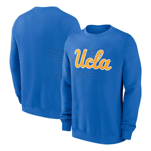 Sweat-shirt unisexe à col rond personnalisé avec logo UCLA Bruins, doublé, respirant, coupe-vent, en coton et polyester de qualité supérieure - Product Image 1