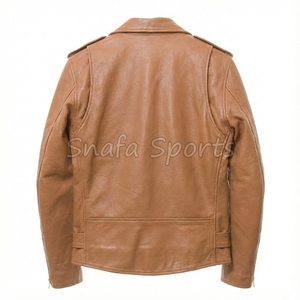 Nouvelle veste en cuir respirante et confortable, couleur unie, personnalisable, qualité supérieure pour homme, style avec vestes en cuir - Product Image 2