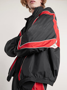 Veste coupe-vent unisexe tendance, style vintage rétro, veste coupe-vent pour homme, style sportif, logo personnalisé, coupe-vent d'extérieur - Product Image 6