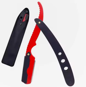 Bikini Quirúrgico Tegra de Alta Calidad, Certificado CE, Negro y Rojo, Seis Cuchillas, Mango de Madera, Acero Inoxidable, Profesional - Product Image 1